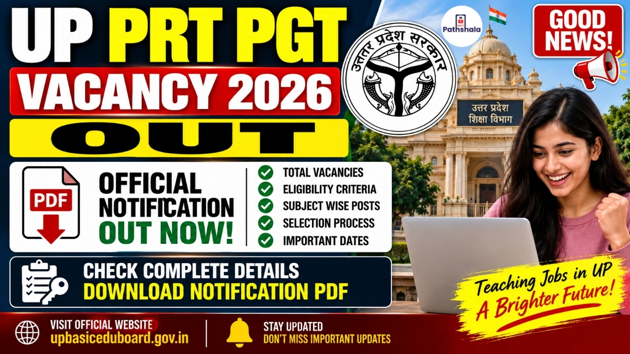 UP PRT PGT Vacancy 2026