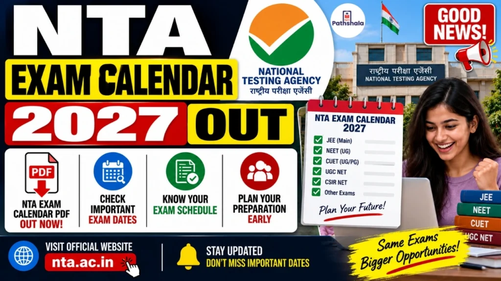 NTA Exam Calendar 2027