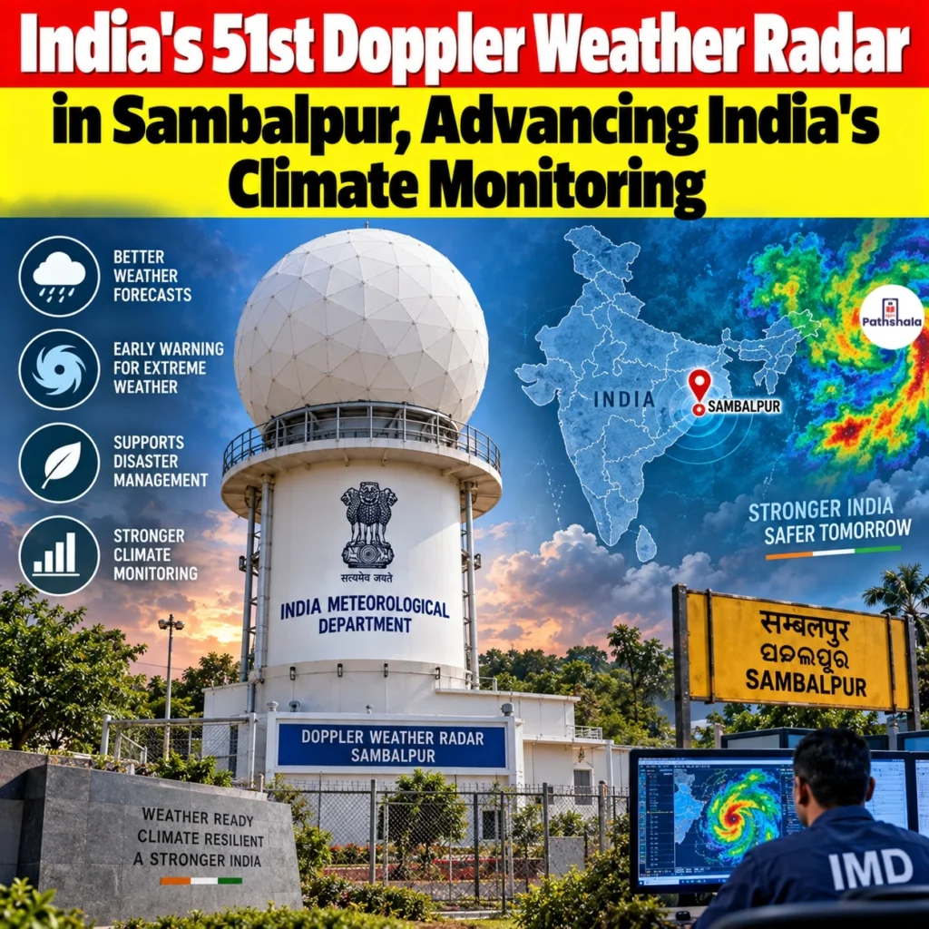 India’s 51st Doppler Weather Radar in Sambalpur