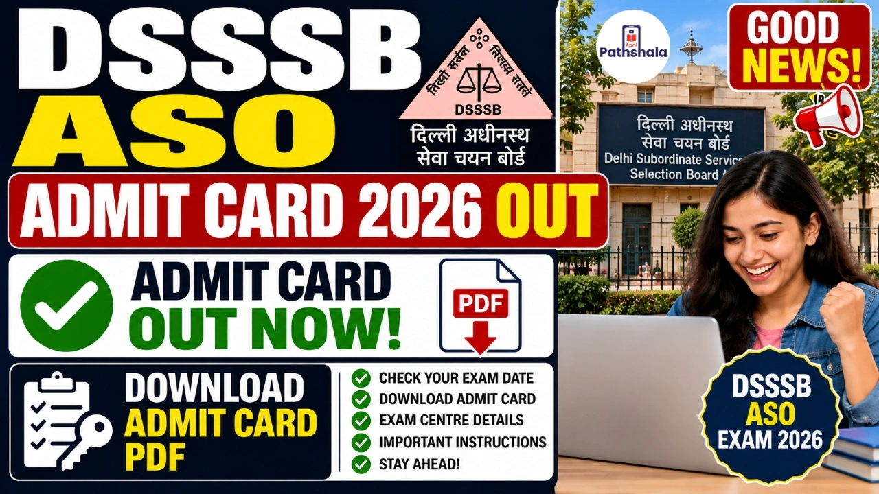 DSSSB ASO Admit Card 2026