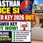Rajasthan Police SI Answer Key 2026 Out