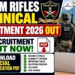Assam Rifles Technical Recruitment 2026 Out