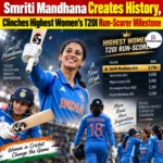 Smriti Mandhana Creates History, Clinches Highest Women’s T20I Run-Scorer Milestone