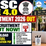BPSC TRE 4.0 Recruitment 2026 Out