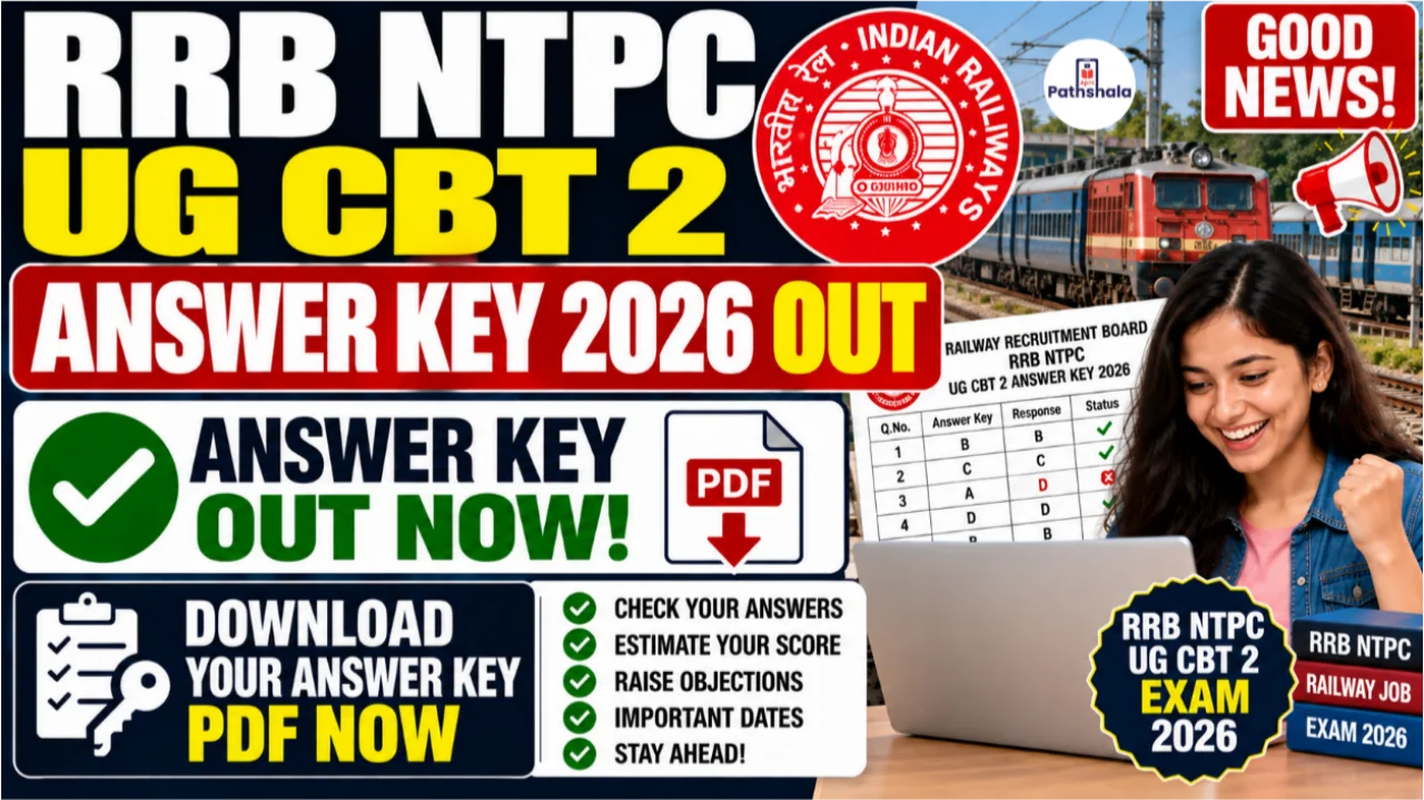 RRB NTPC UG CBT 2 Answer Key 2026