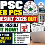 UKPSC Lower PCS Final Result 2026 Out