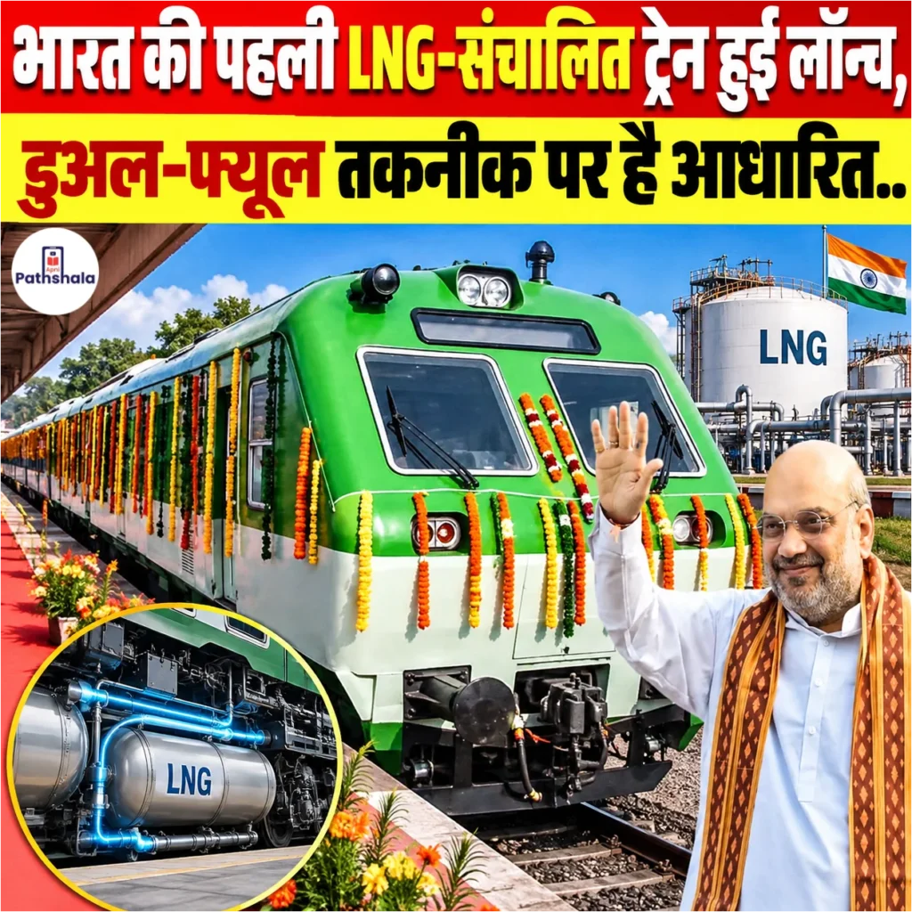 India's First LNG Powered Train