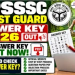 UPSSSC Forest Guard Answer Key 2026 Out