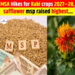 MSP Hikes for Rabi Crops 2027–28, Safflower MSP Raised Highest