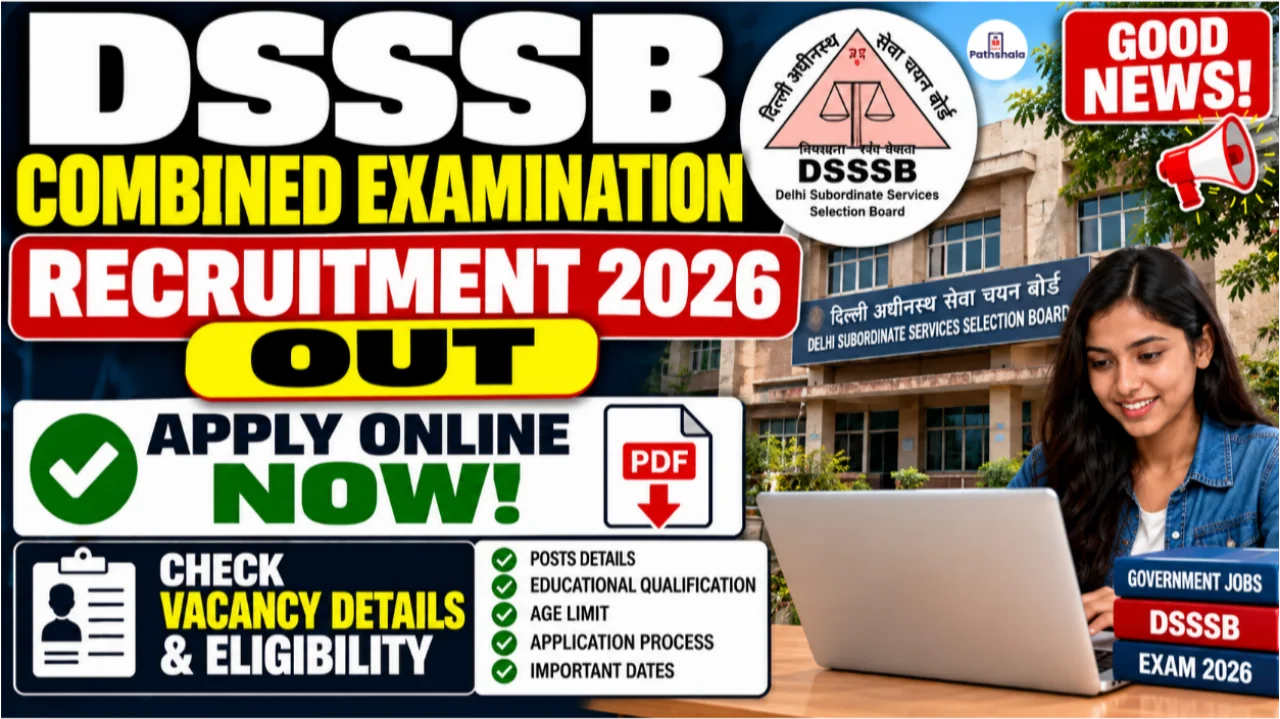 DSSSB Combined Examination Recruitment 2026