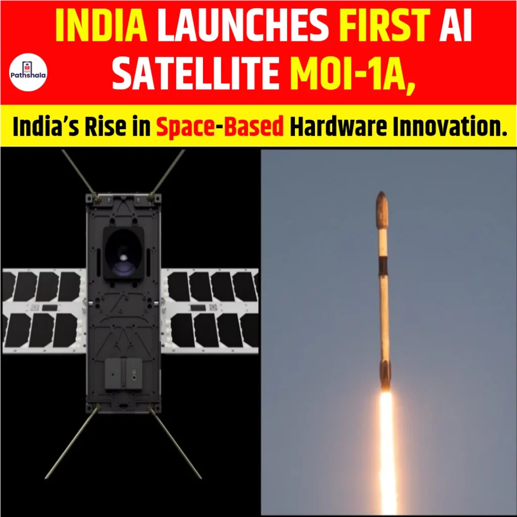 India Launches First AI Satellite MOI-1A