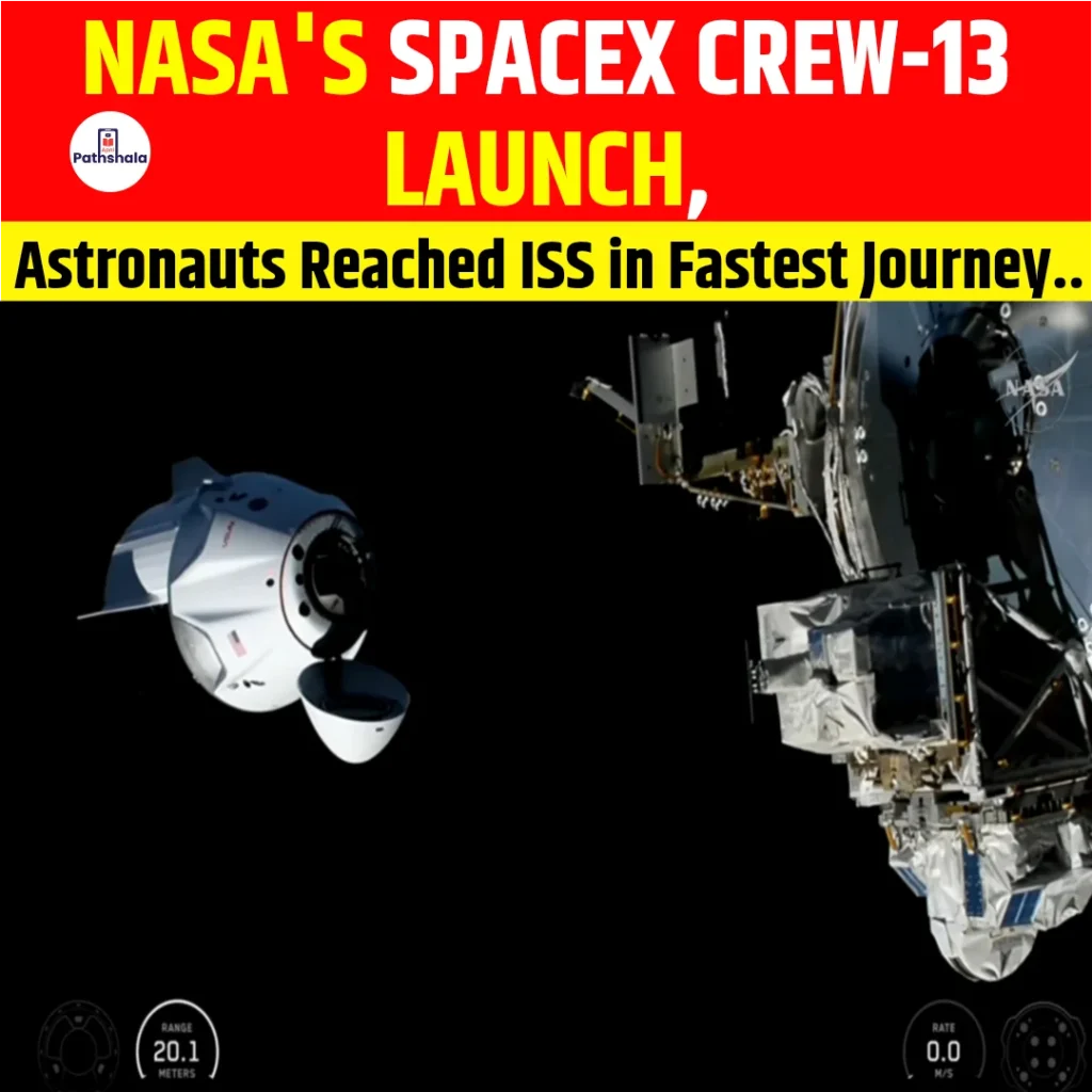 NASA SpaceX Crew-13 Launch