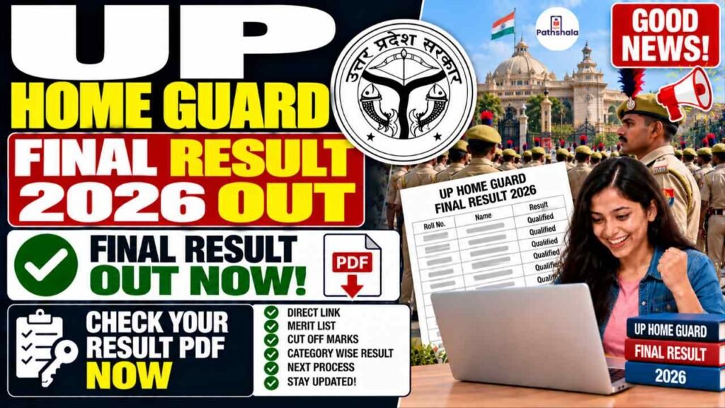 UP Home Guard Final Result 2026
