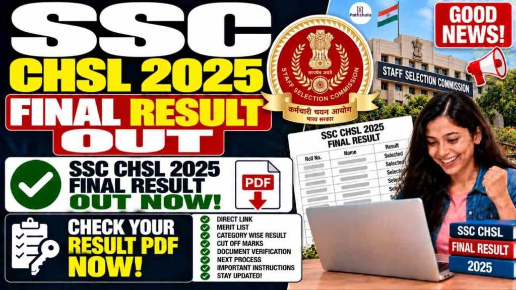 SSC CHSL 2025 Final Result