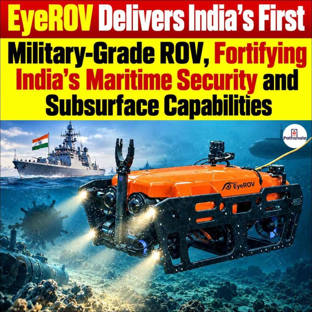 EyeROV Delivers India’s First Military-Grade ROV