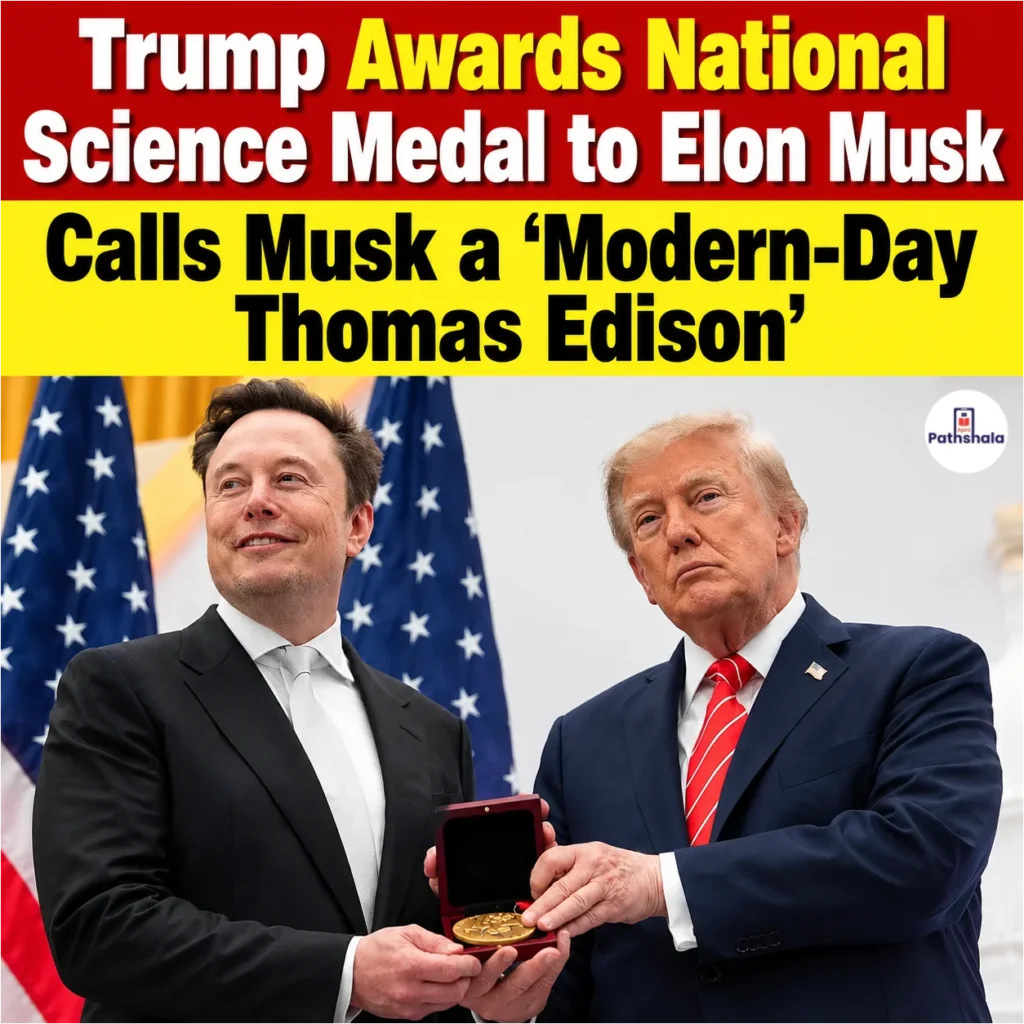 Trump Awards National Science Medal to Elon Musk