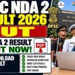 UPSC NDA 2 Result 2026 Out