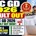 SSC GD Result 2026 Out