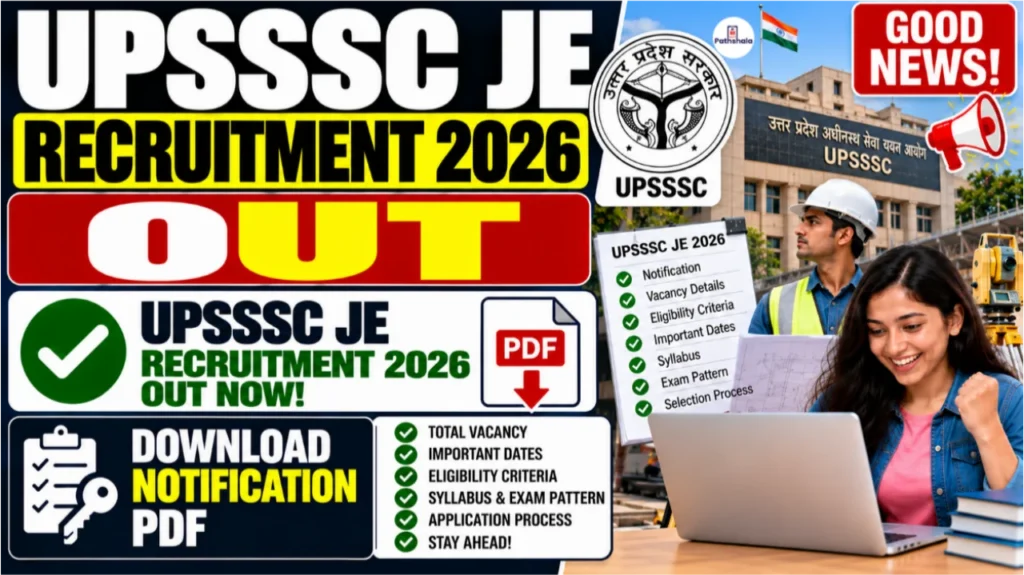 UPSSSC JE Recruitment 2026