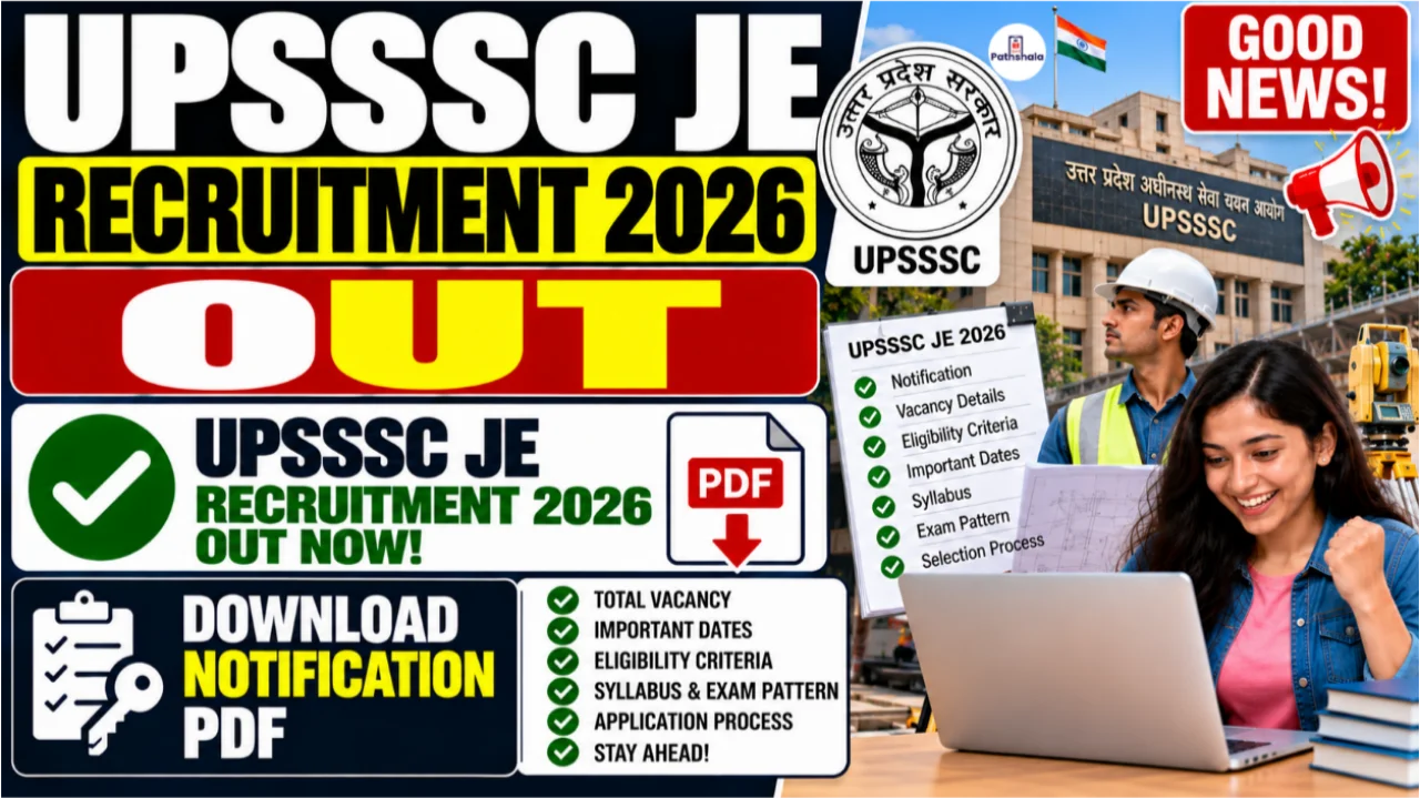 UPSSSC JE Recruitment 2026