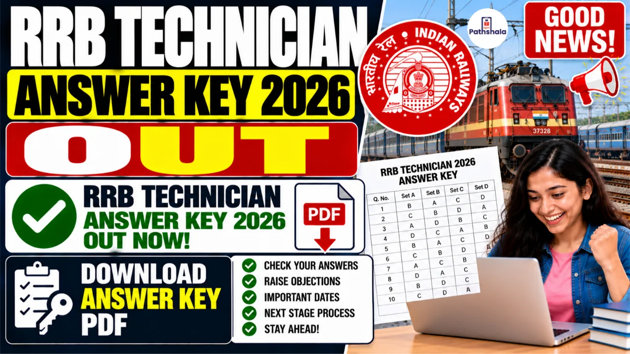 RRB Technician Answer Key 2026