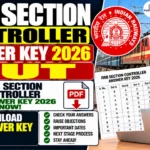 RRB Section Controller Answer Key 2026 Out