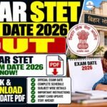 Bihar STET Exam Date 2026 Out