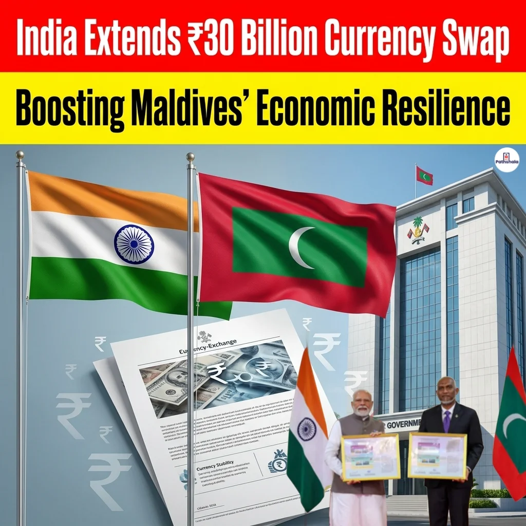 India Extends ₹30 Billion Currency Swap Facility to Maldives