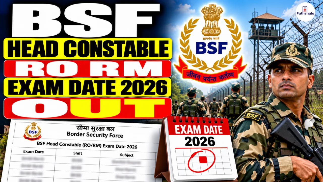 BSF Head Constable RO RM Exam Date 2026