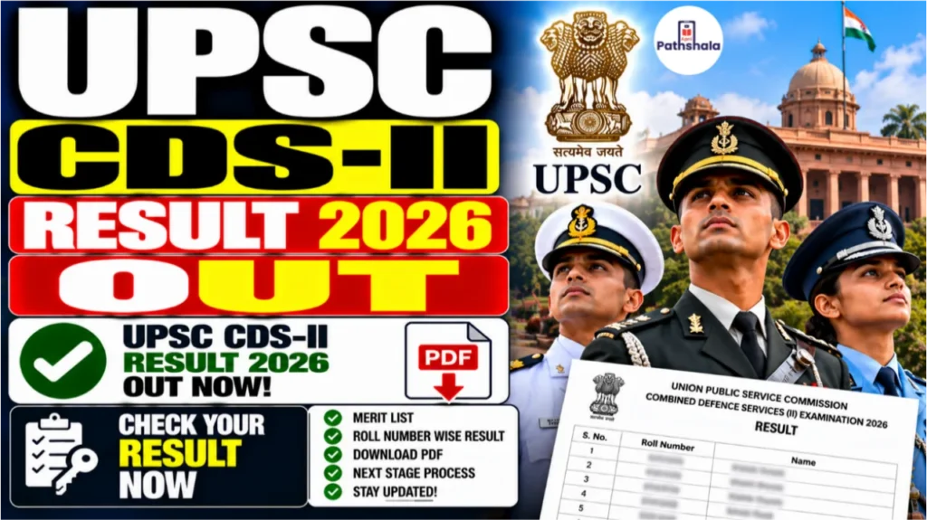 UPSC CDS-II Result 2026