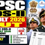 UPSC CDS-II Result 2026 Out