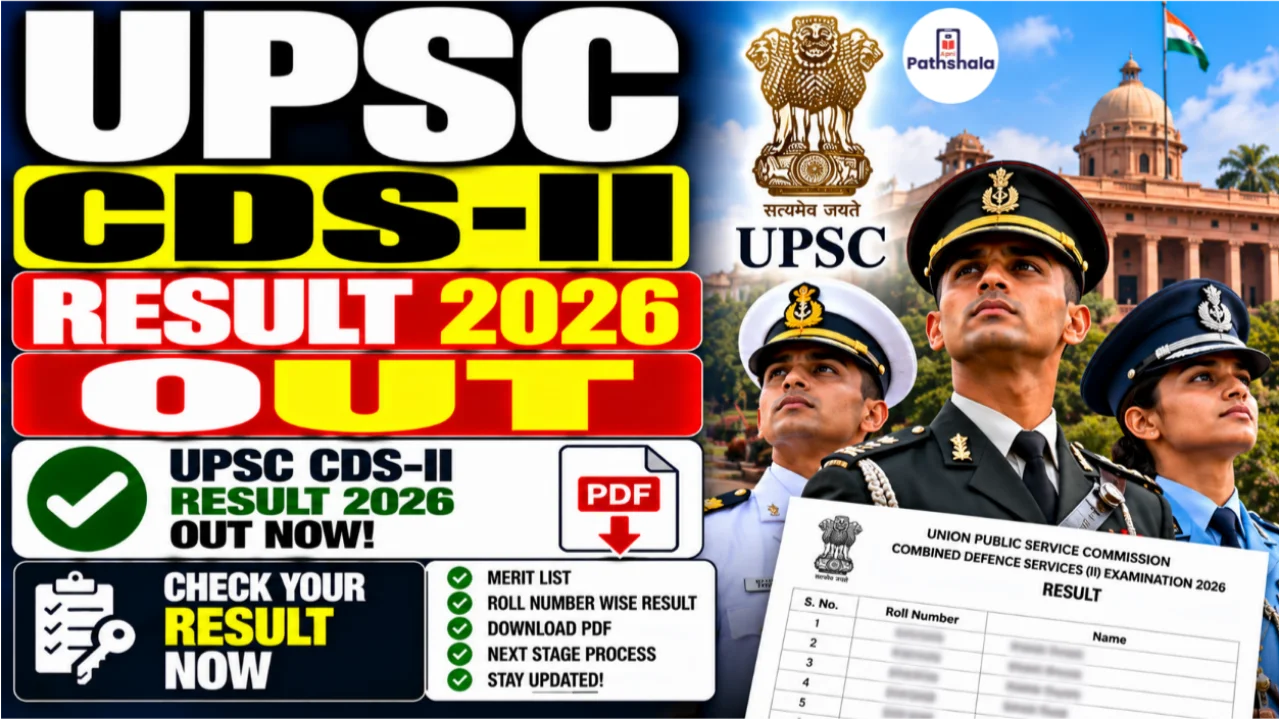 UPSC CDS-II Result 2026