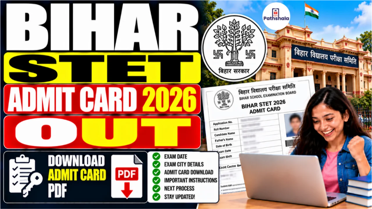 Bihar STET Admit Card 2026