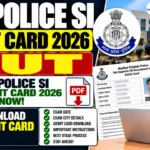 MP Police SI Admit Card 2026 Out