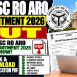 UPPSC RO ARO Recruitment 2026 Out