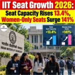 IIT Seat Growth 2026: Seat Capacity Rises 13.4%, Women-Only Seats Surge 141%