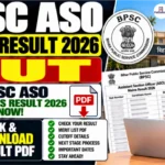 BPSC ASO Mains Result 2026 Out