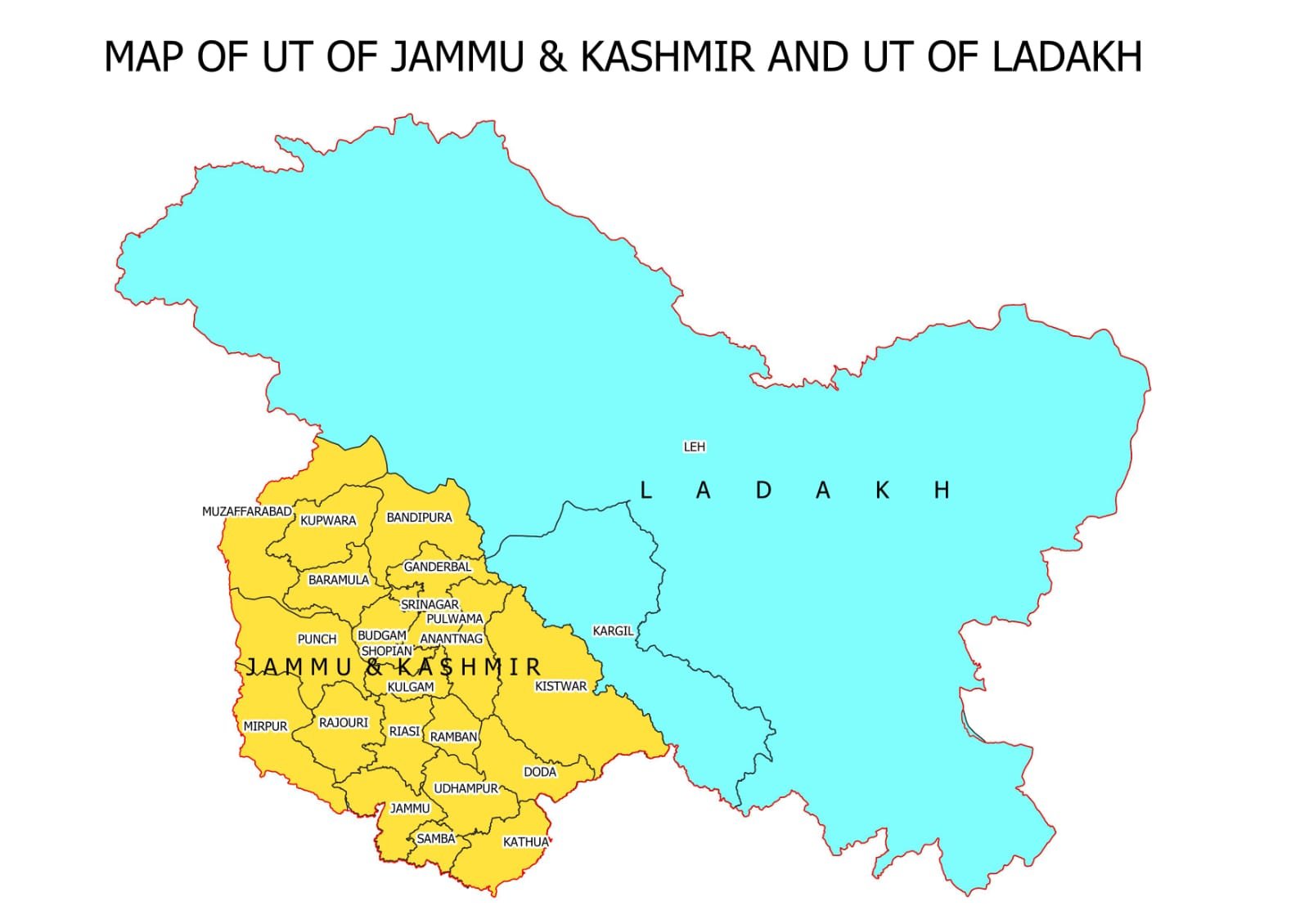 Ladakh 28 Standardized Place Names